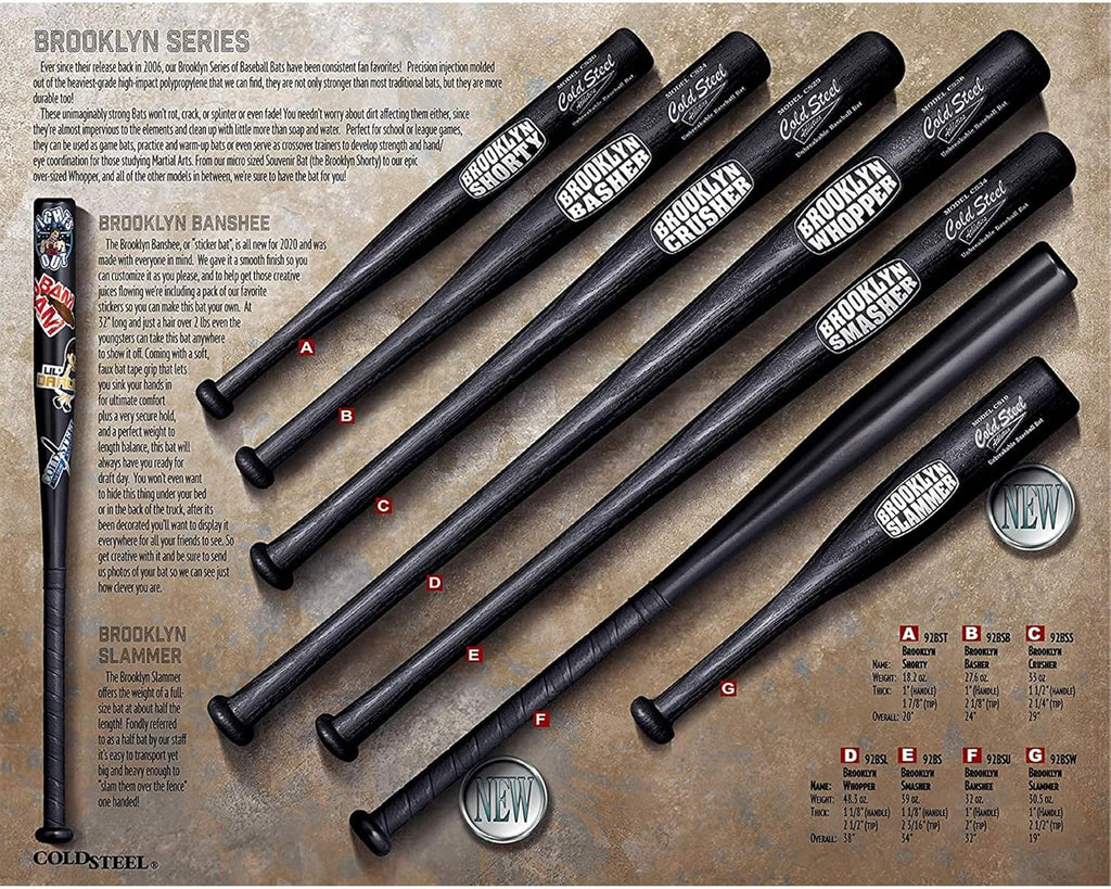 Brooklyn Smasher, Black, 34 Inch