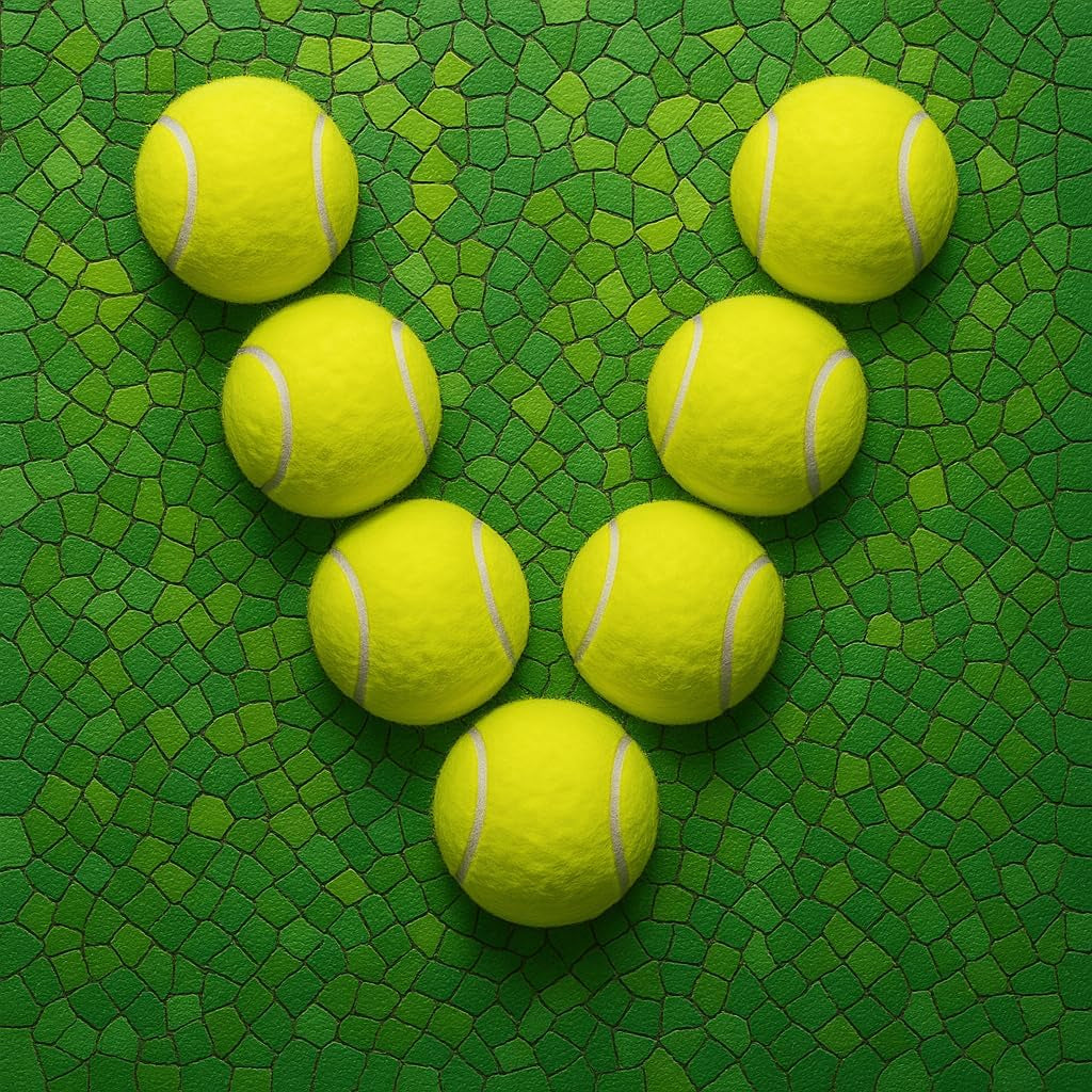 Advanced Tennis Balls Bulk, 30/50/100+ Pack Practice Balls Pressure Bouncing 53In High Durable, Official Size Pet Dog Playing Ball, Good for Tennis Training Machine & Kids Play on All Courts