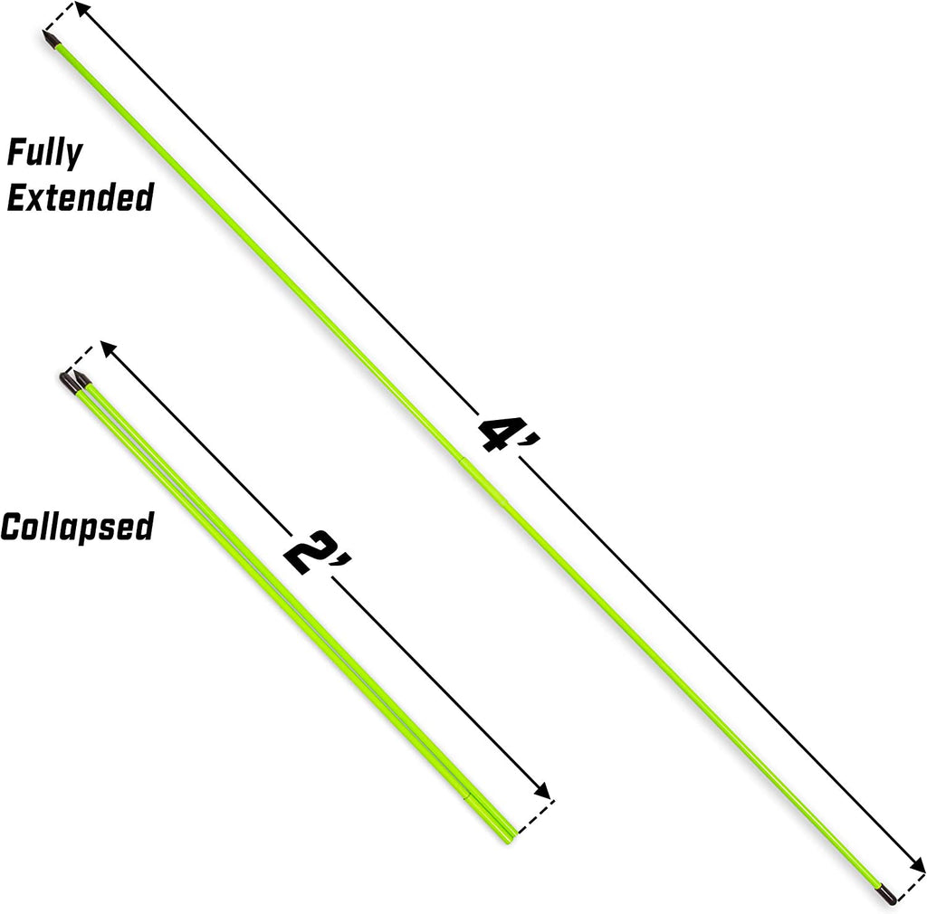 Golf Alignment Training Sticks - Choose 2 or 3 Pack - 48 Inch Golf Alignment Aid Practice Rods