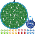 Cricket Dart Game, Double Sided, 29 Inches, 24 Sticky Balls, Birthday Gifts for Boys and Girls, Gift for Cricket Lover, Play Indoor/Outdoor, Fun Party Game, Portable Design, for Ages 3+