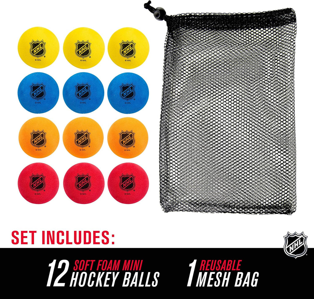 Franklin NHL Foam Mini Hockey Balls -12 Pack