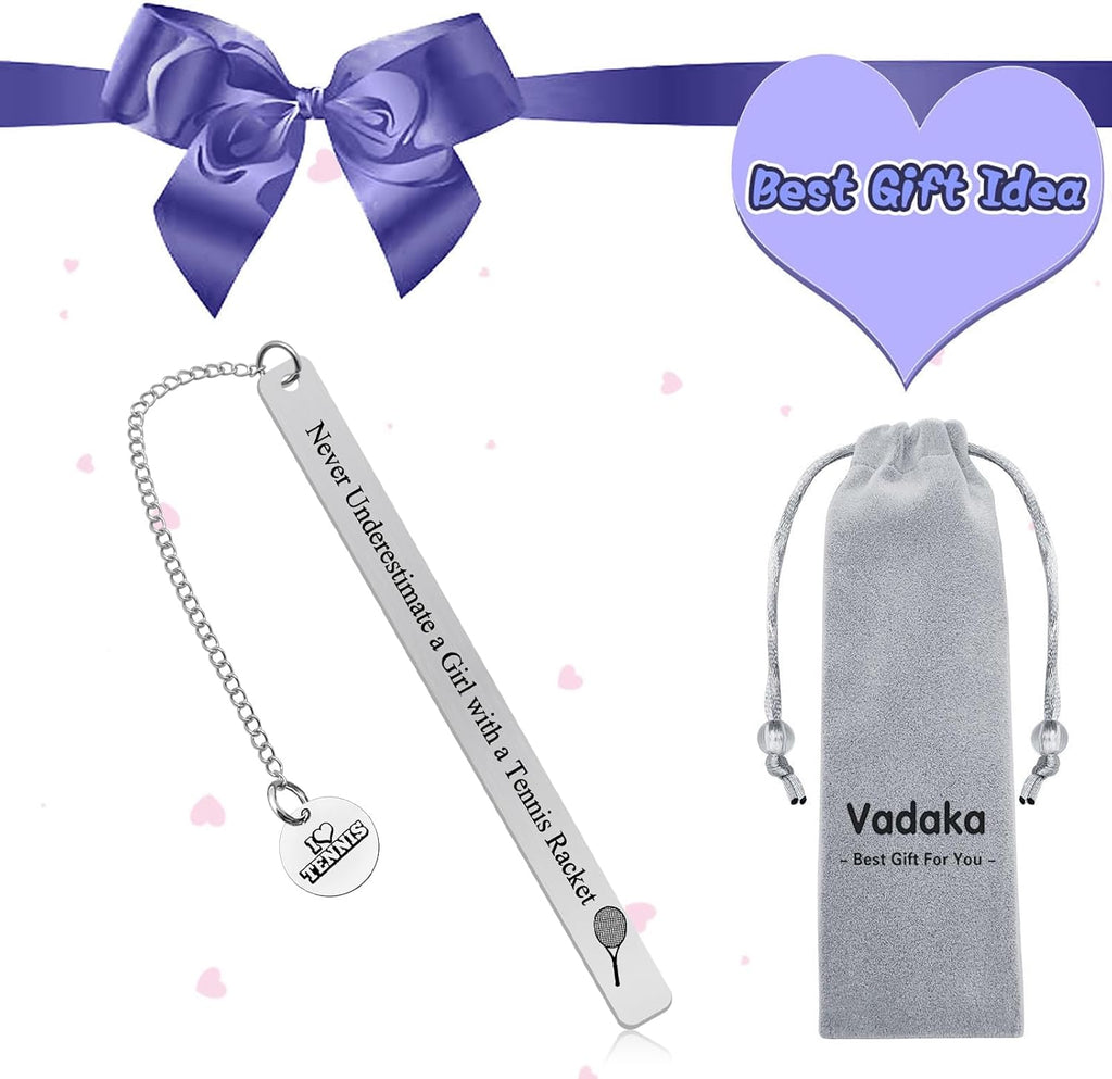 Tennis Bookmark Tennis Lover Bookmark Inspirational Gift for Tennis Girl Tennis Player Tennis Gifts for Girls Tennis Themed Gifts for Women Gifts for Tennis Team Christmas Birthday Graduation Gift