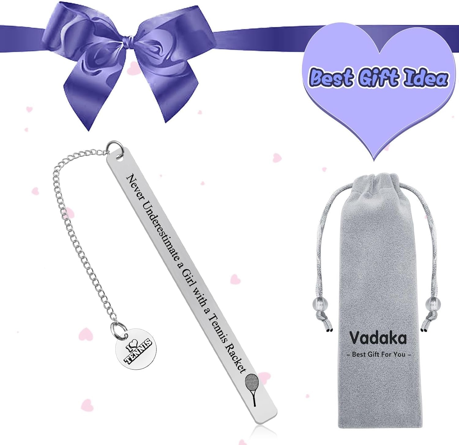 Tennis Bookmark Tennis Lover Bookmark Inspirational Gift for Tennis Girl Tennis Player Tennis Gifts for Girls Tennis Themed Gifts for Women Gifts for Tennis Team Christmas Birthday Graduation Gift