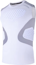 Youth Baseball Chest Protector Padded Compression Shirt Sleeveless Softball Football Lacrosse Rib Heart Sternum Guard