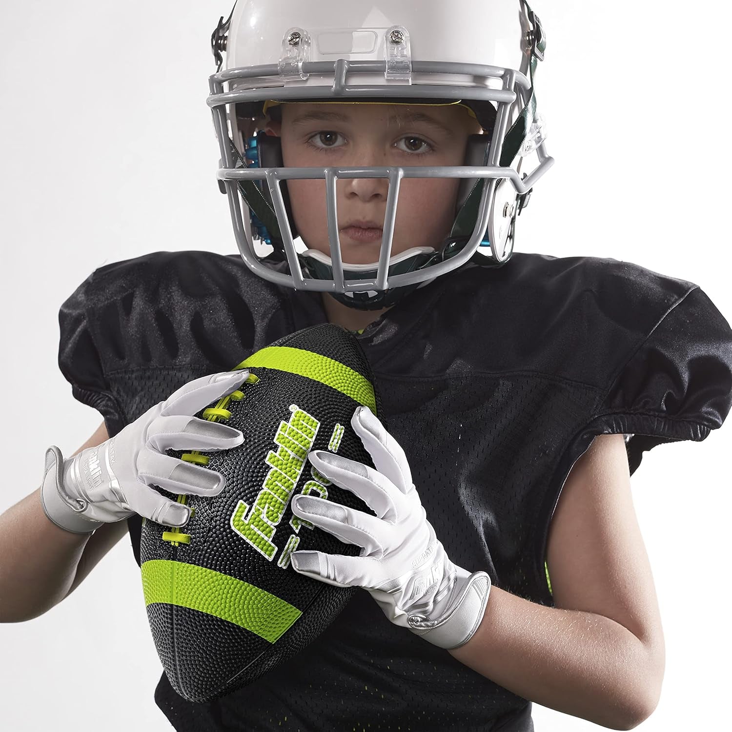 Kids Junior Grip-Rite Youth Junior Size Rubber Footballs - Peewee Kids Durable Outdoor Footballs - Single & Bulk Packs Available