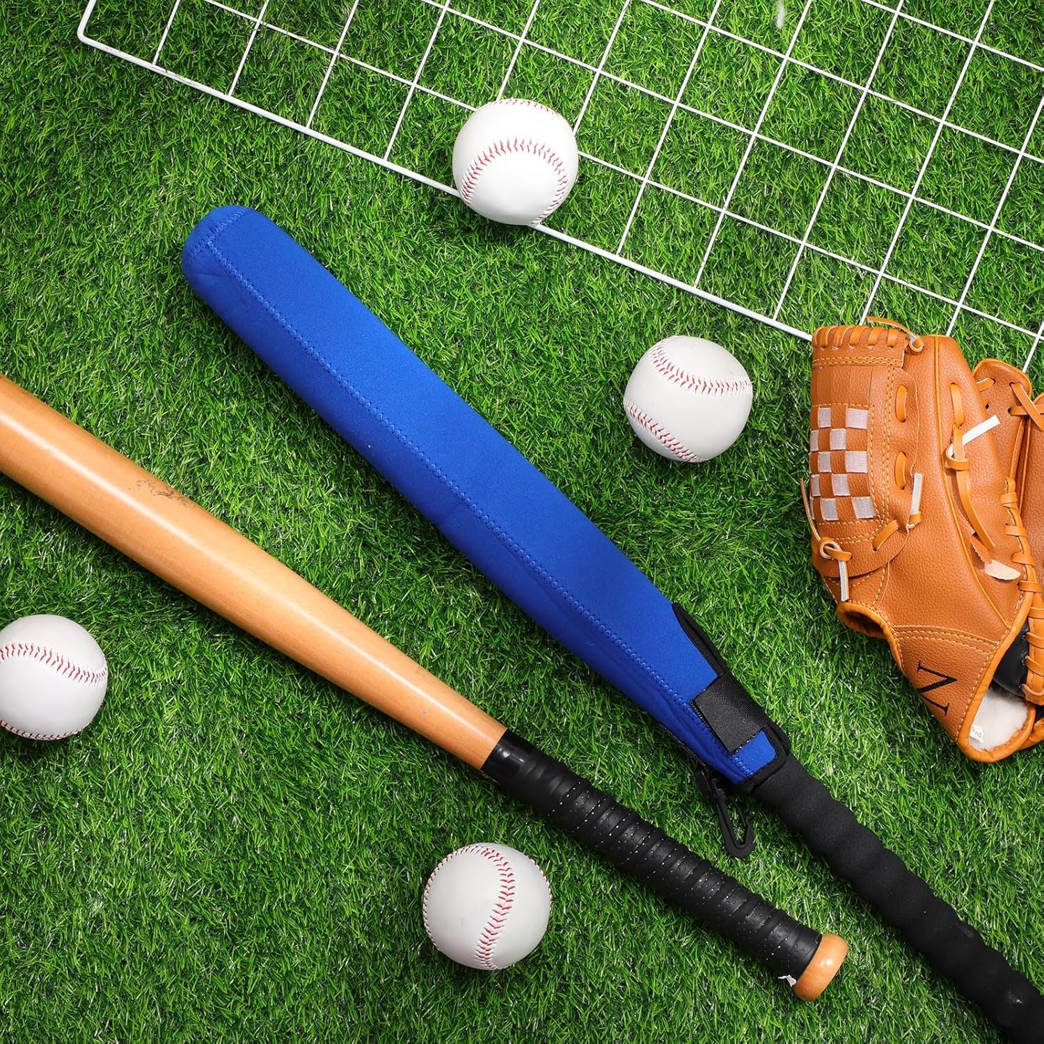 2 Pcs Baseball Sleeve Bat Warmer Softball Bat Sleeve Protector Cover for Sport