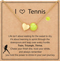 Softball/Soccer/Volleyball/Basketball Necklace for Girls Women, Sports Accessories Jewelry Gift for Lovers 16+3 Inches