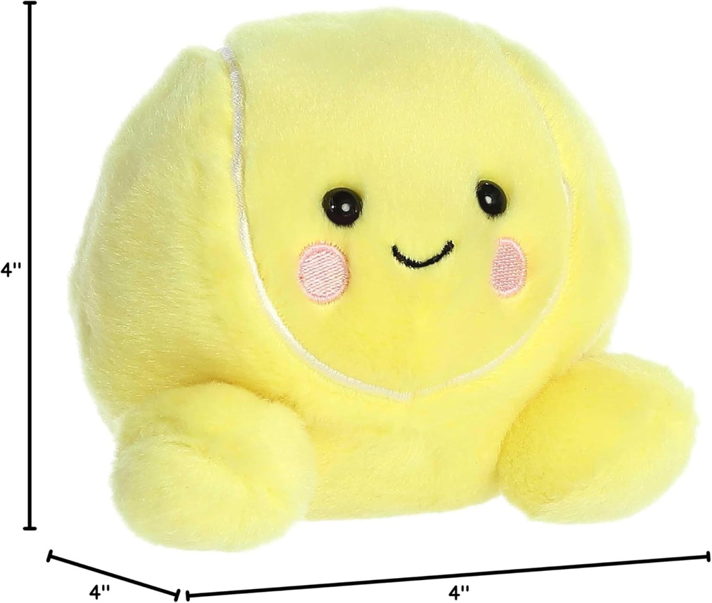 ® Adorable Palm Pals™ Tennis Ace™ Stuffed Animal - Pocket-Sized Play - Collectable Fun - Yellow 5 Inches