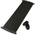 Slide Board (71" L X 20" W) with End Stops, Sliding Booties, Mesh Carrying Bag and Exercise Guide for Low Impact Balance Training (Skating, Hockey)