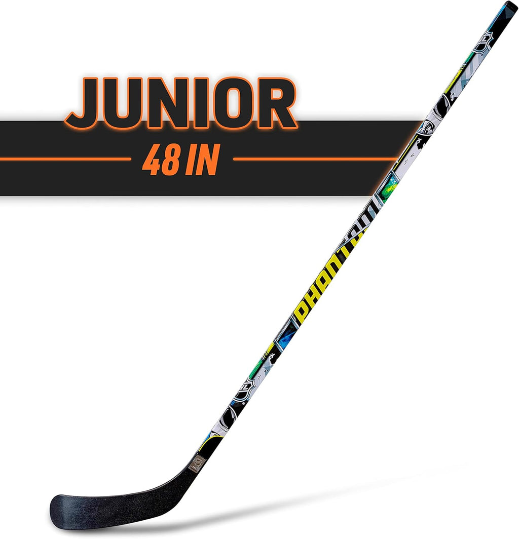 Franklin Sports NHL Kids Street Hockey Sticks - Youth, Junior + Senior Sticks - Right + Left Handed - 40", 48" + 56"