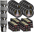 Hockey Birthday Party Supplies Set Plates Napkins Cups Tableware Kit for 16