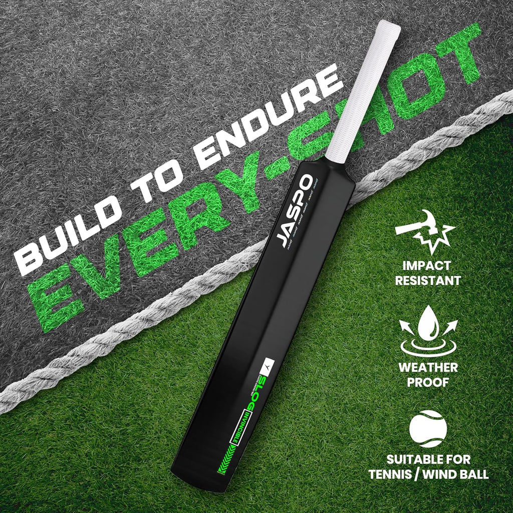 SLOG Plastic Tennis Cricket Bat Full Size Bat (34” X 4.5” Inch) for All Age Group (SLOG Cricket BAT) (SLOG)
