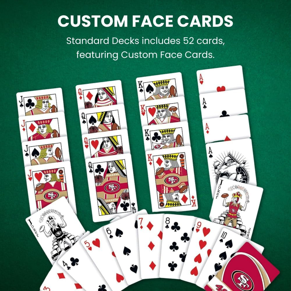 - NFL Playing Cards, Officially Licensed Philadelphia Eagles Football Deck, Family Games for Adults and Kids, Standard Index
