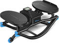 Rocking Steppers for Exercise at Home, 3D Motion Stair Stepper with Resistance Bands for Full Body Workout & Low-Impact Balance Board, 330 LBS Loading Capacity Exercise Equipment