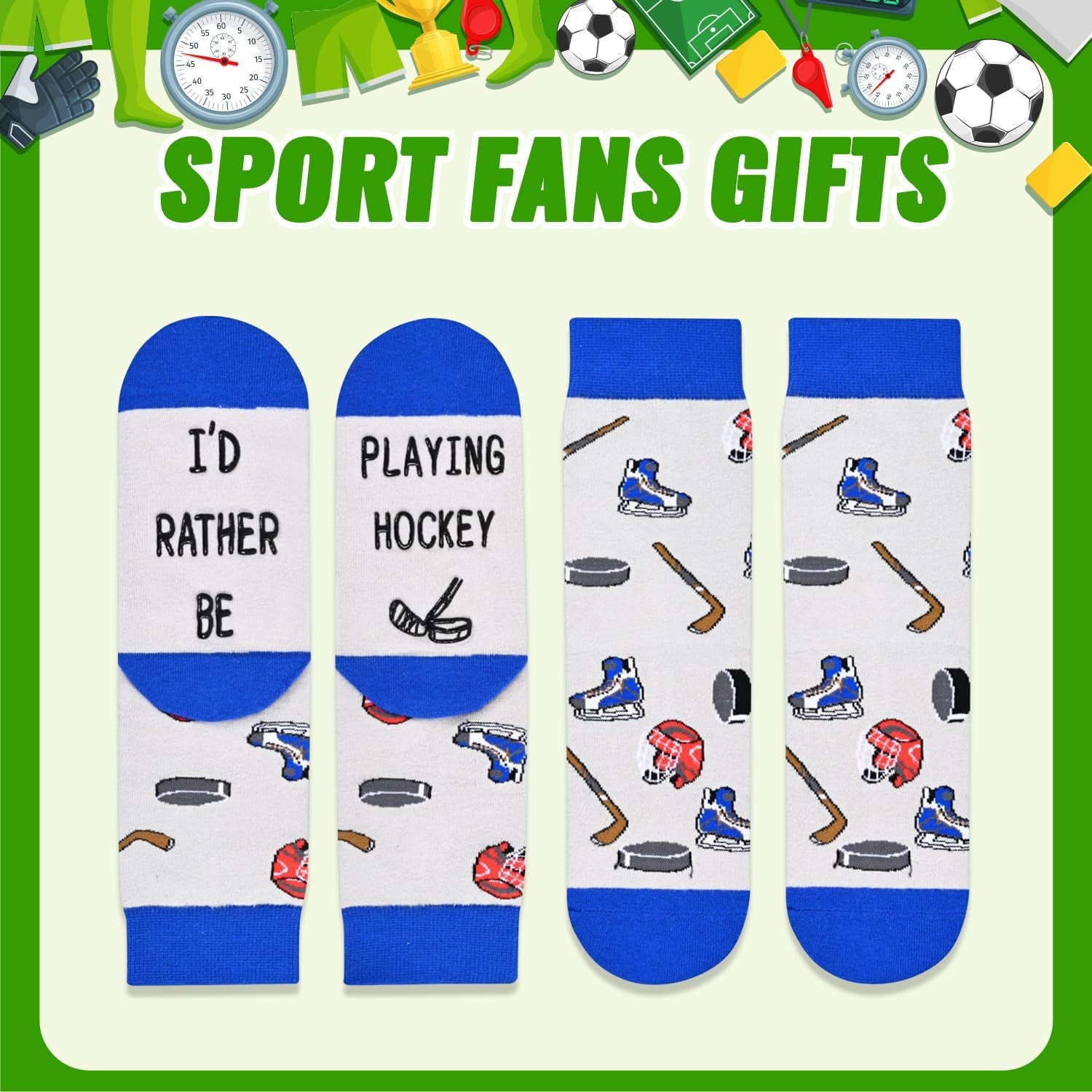 Gifts for Boys Girls - Basketball Baseball Hockey Football Softball Socks