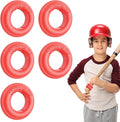 [5 Packs] Baseball Bat Grip Choke up Rings for Youth Baseball Softball Teeball Tball Bat Choke up Ring Bat Knob Baseball Bat Accessories