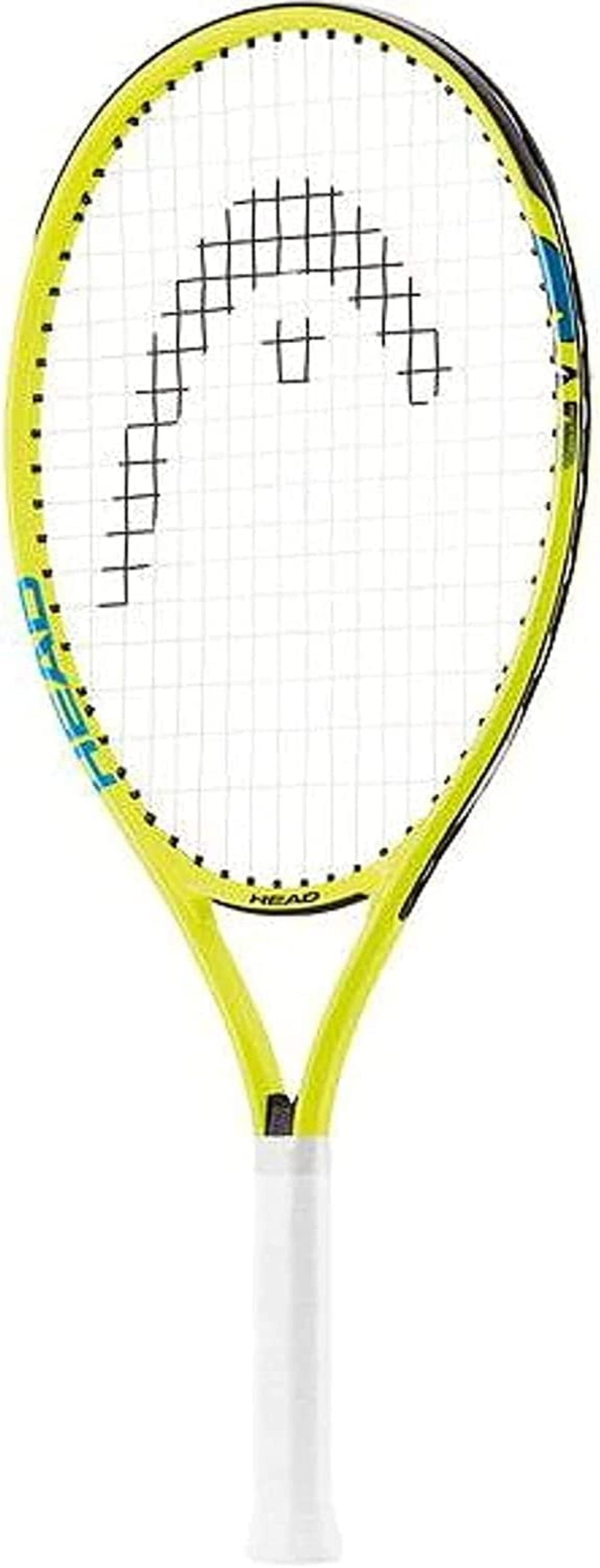 Speed 23 Junior Pre-Strung Tennis Racquet, Lightweight Youth Tennis Racket for Kids & Beginners, Durable Aluminum Frame, Age 6-8, 23 Inch, Yellow