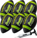 Kids Junior Grip-Rite Youth Junior Size Rubber Footballs - Peewee Kids Durable Outdoor Footballs - Single & Bulk Packs Available