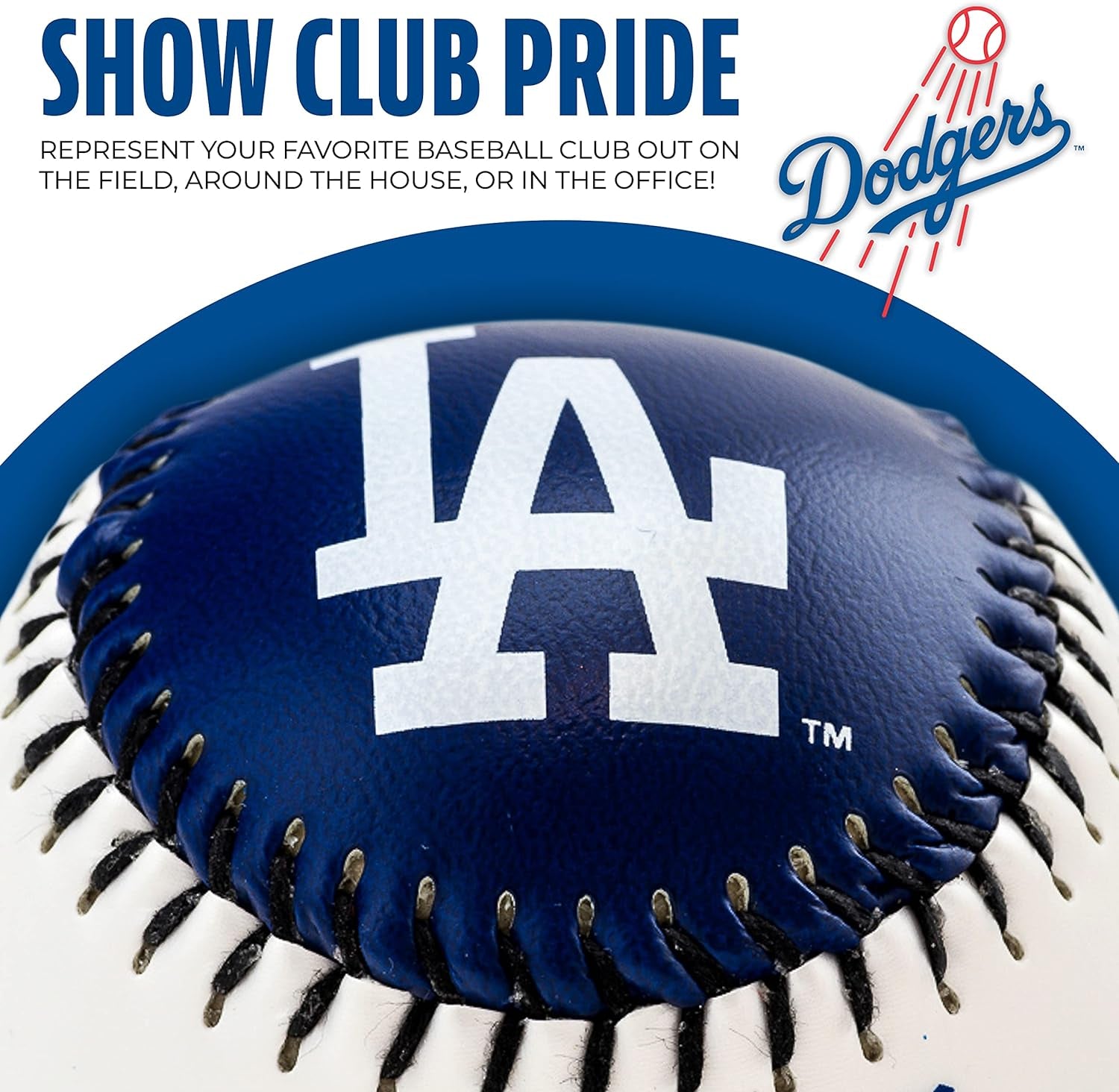 MLB Team Soft Baseballs - Team Logo - Fan Shop Toy Baseball for Kids - Decoration for Desks and Office