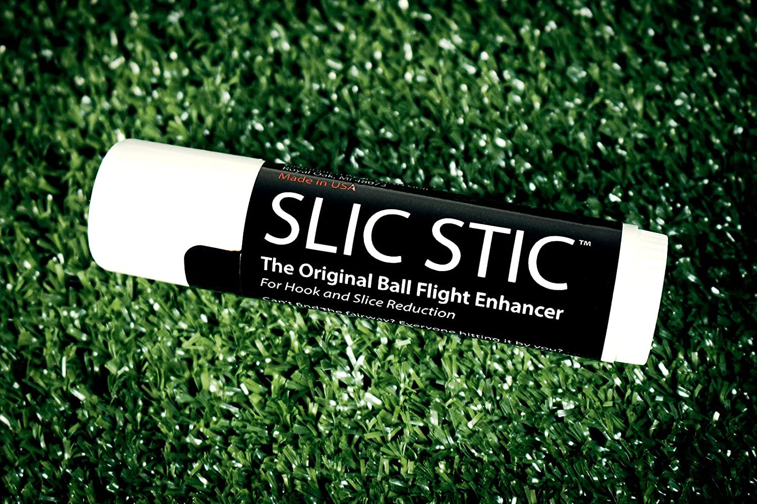 The Original and Best Slic Stic by  Golf - Anti-Slice, Hook and Spin Reduction Stick