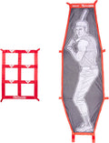 Baseball & Softball Pitching Kit - Practice Accuracy Training with Strike Zone & XTRAMAN Dummy Batter