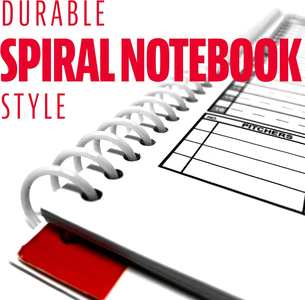 Franklin Sports MLB Baseball + Softball Scorebook - Book for Stats - Coaching Official Scorekeeper - 25 Games