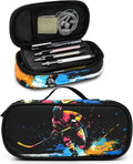 Hockey Pencil Case Pencil Pouch Large Capacity Pen Bag School Office Organizer Stationery Storage Box for Girls Boys Teen Kids