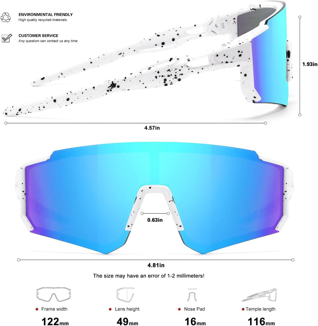 Kids Sunglasses Youth Baseball Sunglasses for Boys Girls Softball Sports Sun Glasses UV Protection