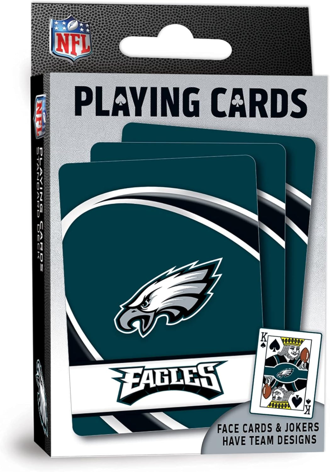 - NFL Playing Cards, Officially Licensed Philadelphia Eagles Football Deck, Family Games for Adults and Kids, Standard Index