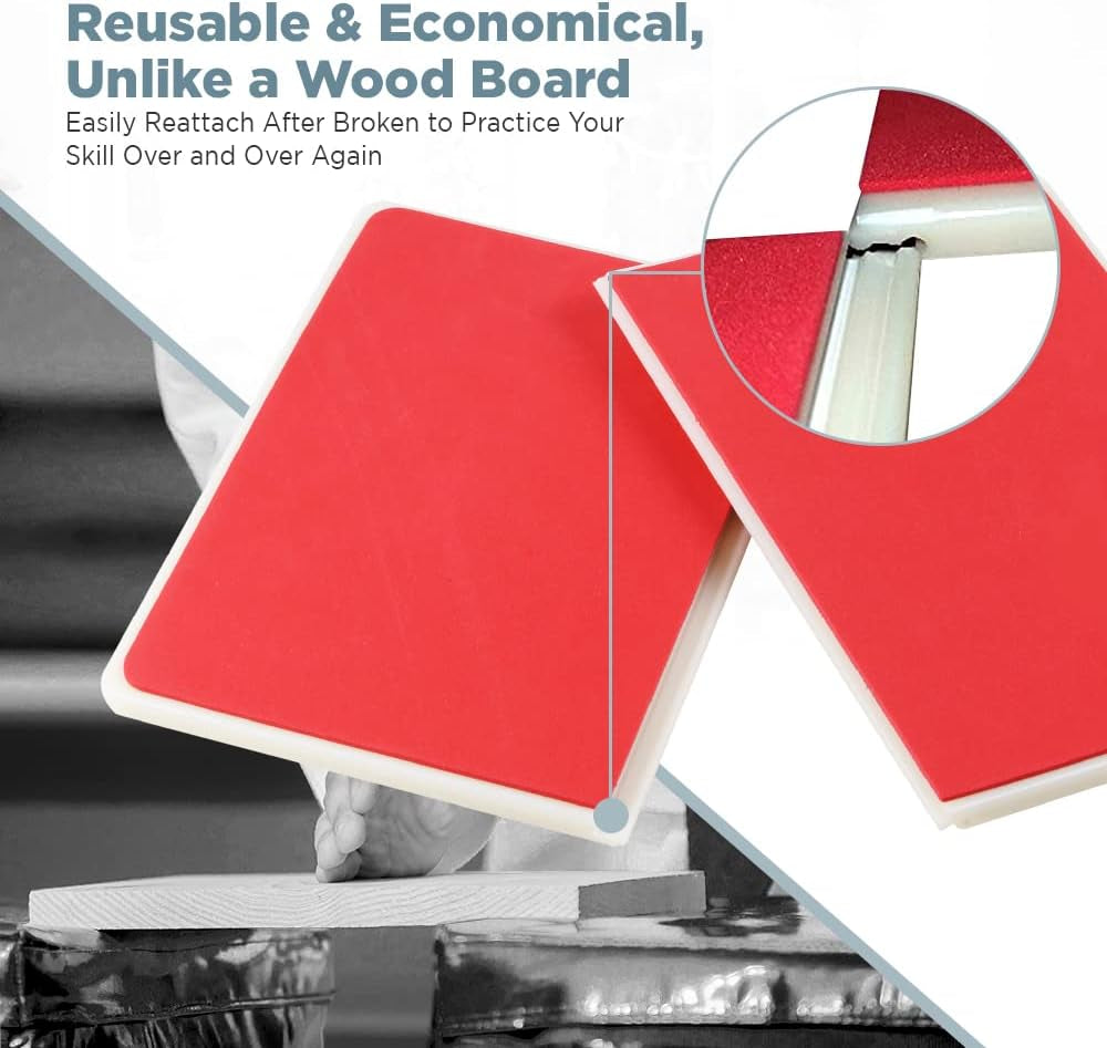 Rebreakable Boards Martial Arts - Taekwondo Karate MMA Boards - Reusable Plastic Training Breaking Boards for Kids & Adults Available in 6 Levels of Difficulty Taekwondo Boards for Breaking