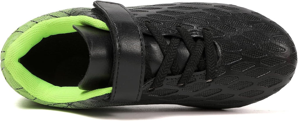 Soccer Cleats, Kids Firm Ground Football Shoes, Boys Girls Athletic Outdoor