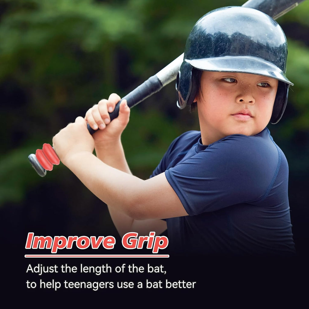 [5 Packs] Baseball Bat Grip Choke up Rings for Youth Baseball Softball Teeball Tball Bat Choke up Ring Bat Knob Baseball Bat Accessories