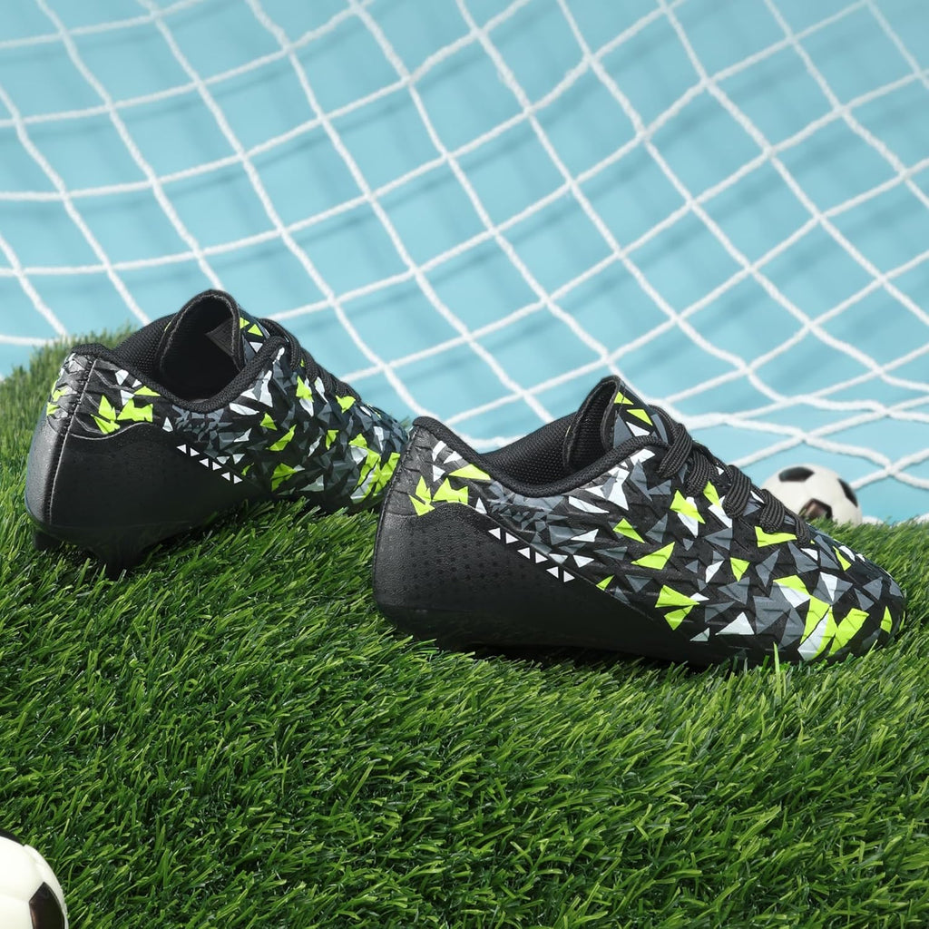 Boys Girls Soccer Cleats Youth Firm Groud Athletic Outdoor Trainning Football Shoes for Little/Big Kid