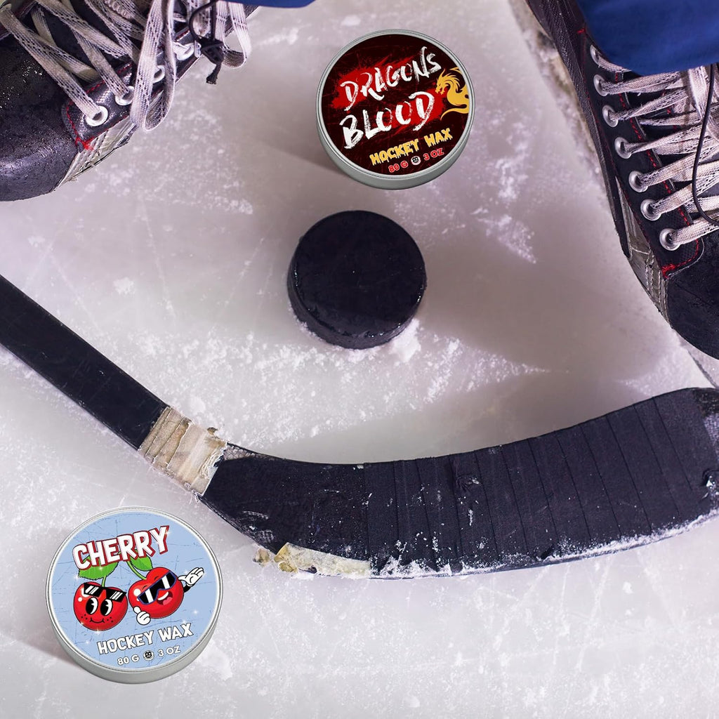3 Pack Hockey Wax Scent Hockey Stick Wax Reusable Blade Wax for Hockey Players Maximum Grip Protection