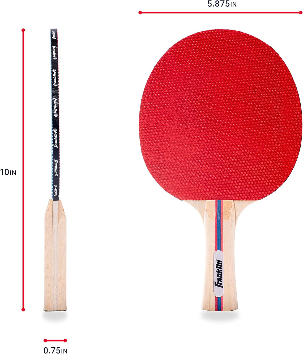 Franklin Sports Ping Pong Paddle Set with Balls - 2 Player & 4 Player Table Tennis Paddle Kit - Full Ping Pong Starter Kit