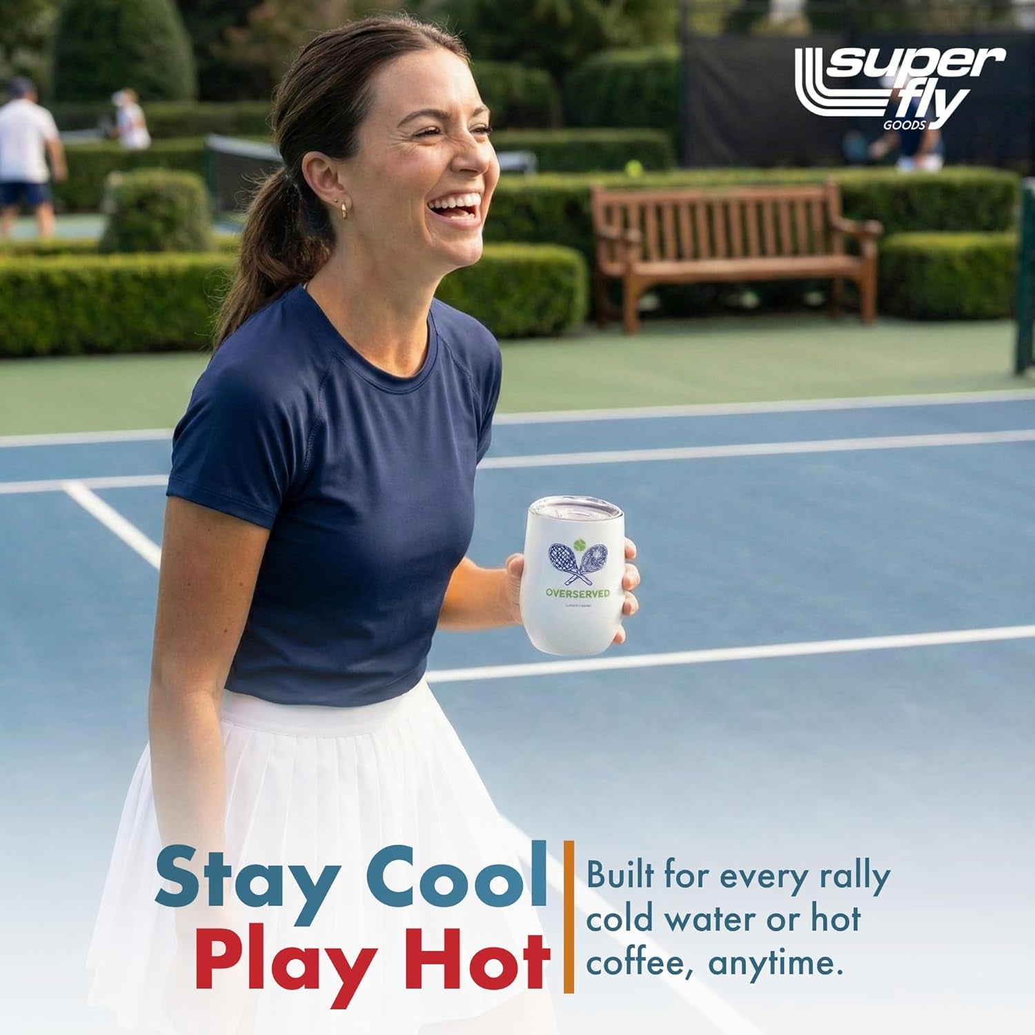 - 12 Oz Tennis Mug – Insulated Stainless Steel Tumbler with Lid | Keeps Beverages Hot or Cold | Cool Gifts for Women, Dad & Players, Unique Gift Idea (Tennis)