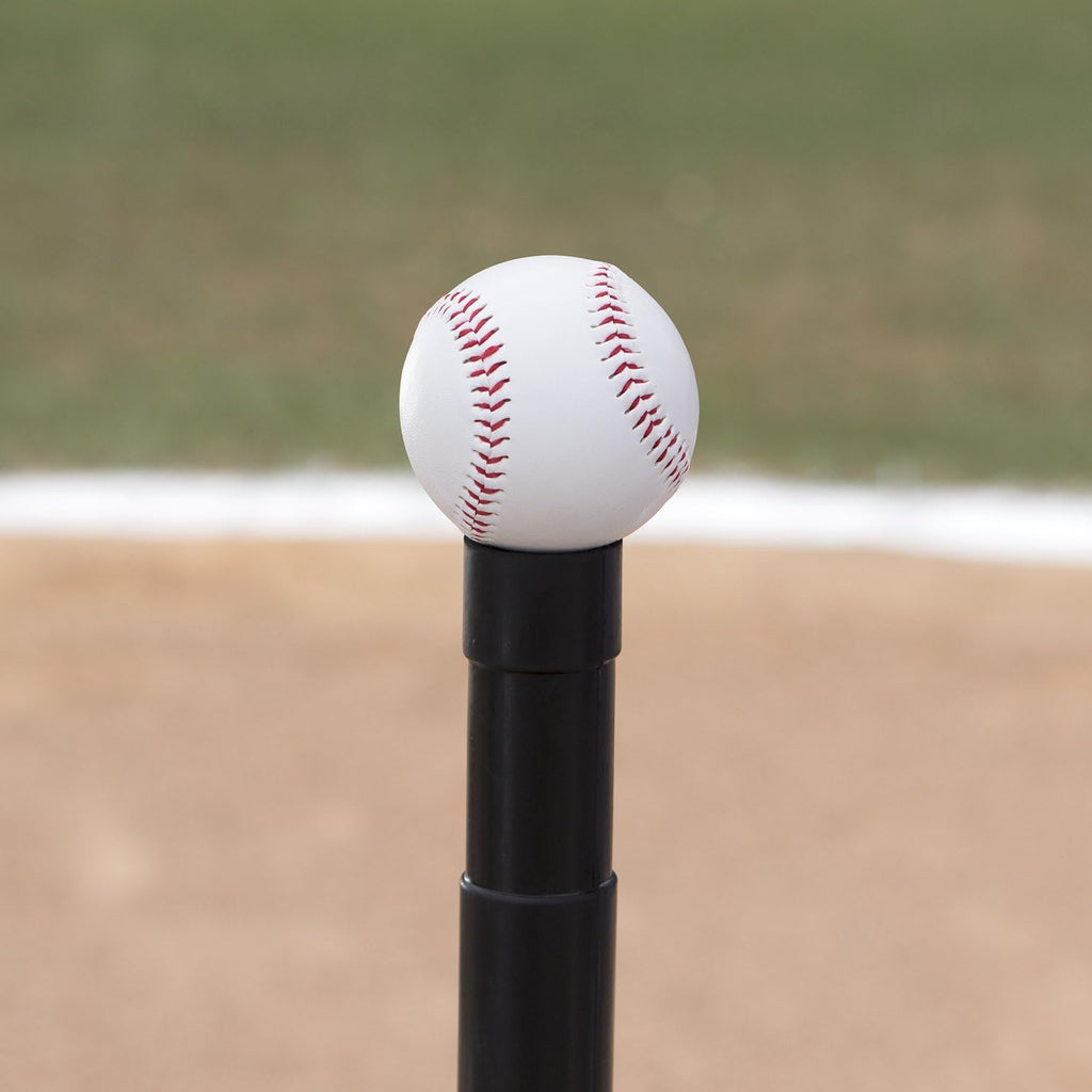 Deluxe Batting Tee – Adjustable Rubber Baseball & Softball Tee on Home Plate, Multiple Styles
