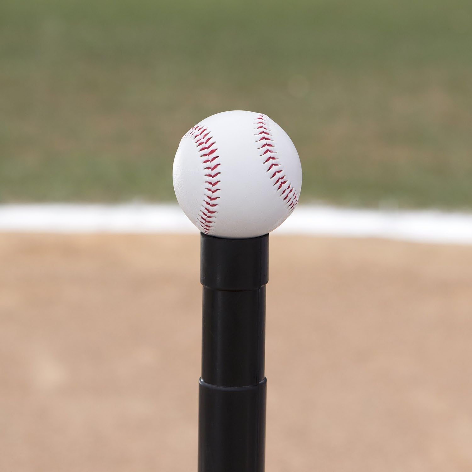Deluxe Batting Tee – Adjustable Rubber Baseball & Softball Tee on Home Plate, Multiple Styles