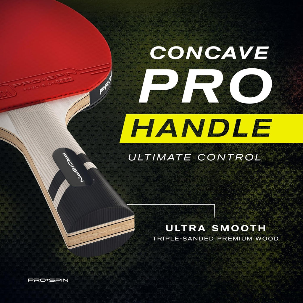 Ping Pong Paddles – ITTF Approved Professional Table Tennis Rackets with Carbon Fiber for Superior Control | 7-Ply Blade, Premium Rubber, 2.0Mm Sponge