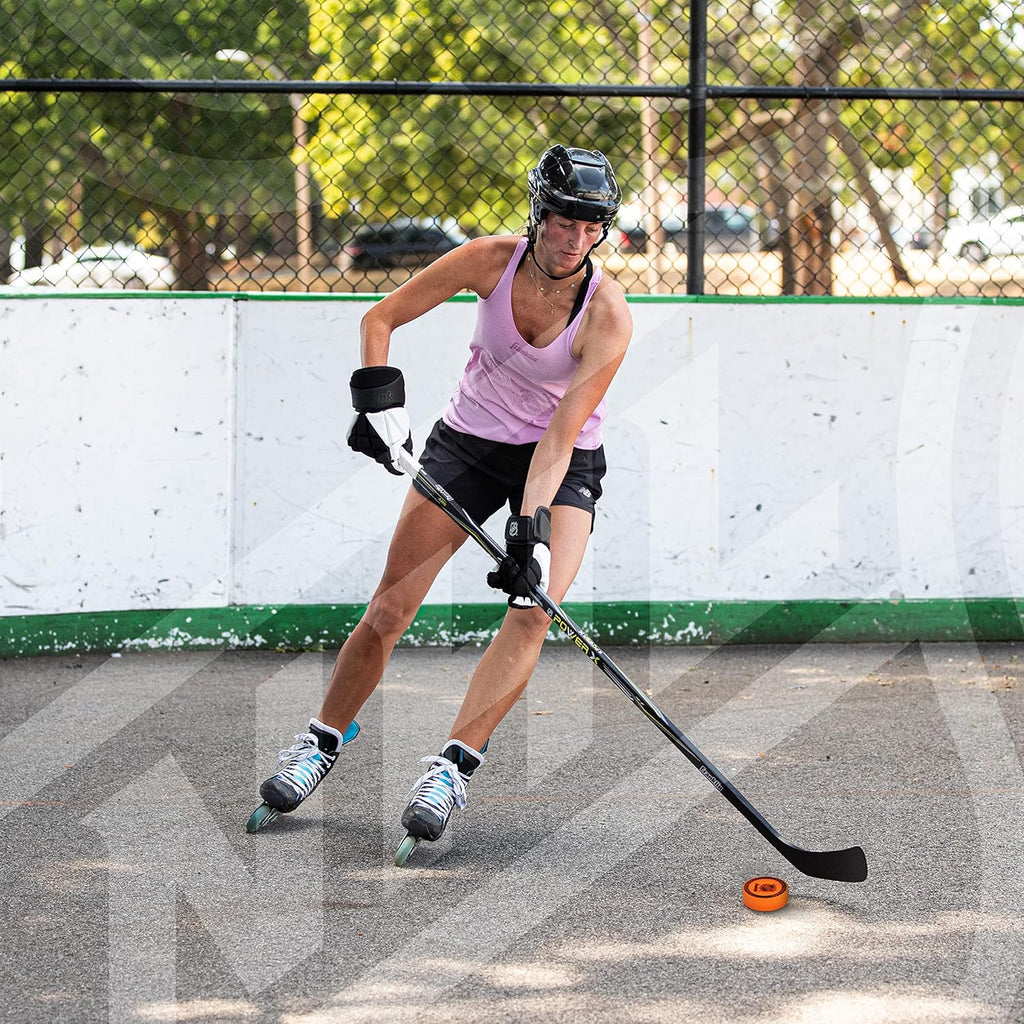 Franklin Sports NHL Street Hockey Puck - No Bounce Outdoor Street + Roller Hockey Puck - Official Size for Kids + Adult Games - 1 & 3 Packs