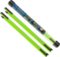 Golf Alignment Stick, 2 Set Golf Alignment Rods, 48" Collapsible Alignment Stick Golf Training Aid for Aiming, Putting, Posture Corrector, Golf Practice Sticks with Clear Tube Case