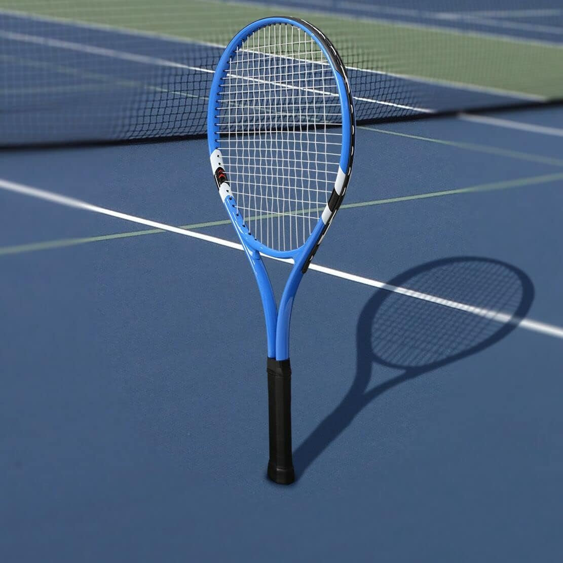 Tennis Rackets 2 Players Recreational for Beginners,Pre-Strung 27 Inch Light Adult Racquet Set for Women Men with Tennis Balls,Overgrips and Carry Bag
