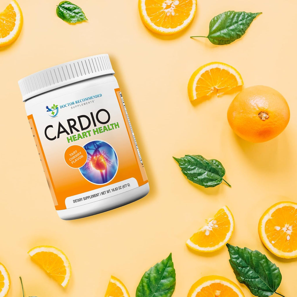 Cardio Heart Health Powder – L-Arginine Supplement 5000Mg & L-Citrulline 1000Mg, Tart Cherry Flavor (Pack of 2-16.82 Oz / 33.64 Oz)