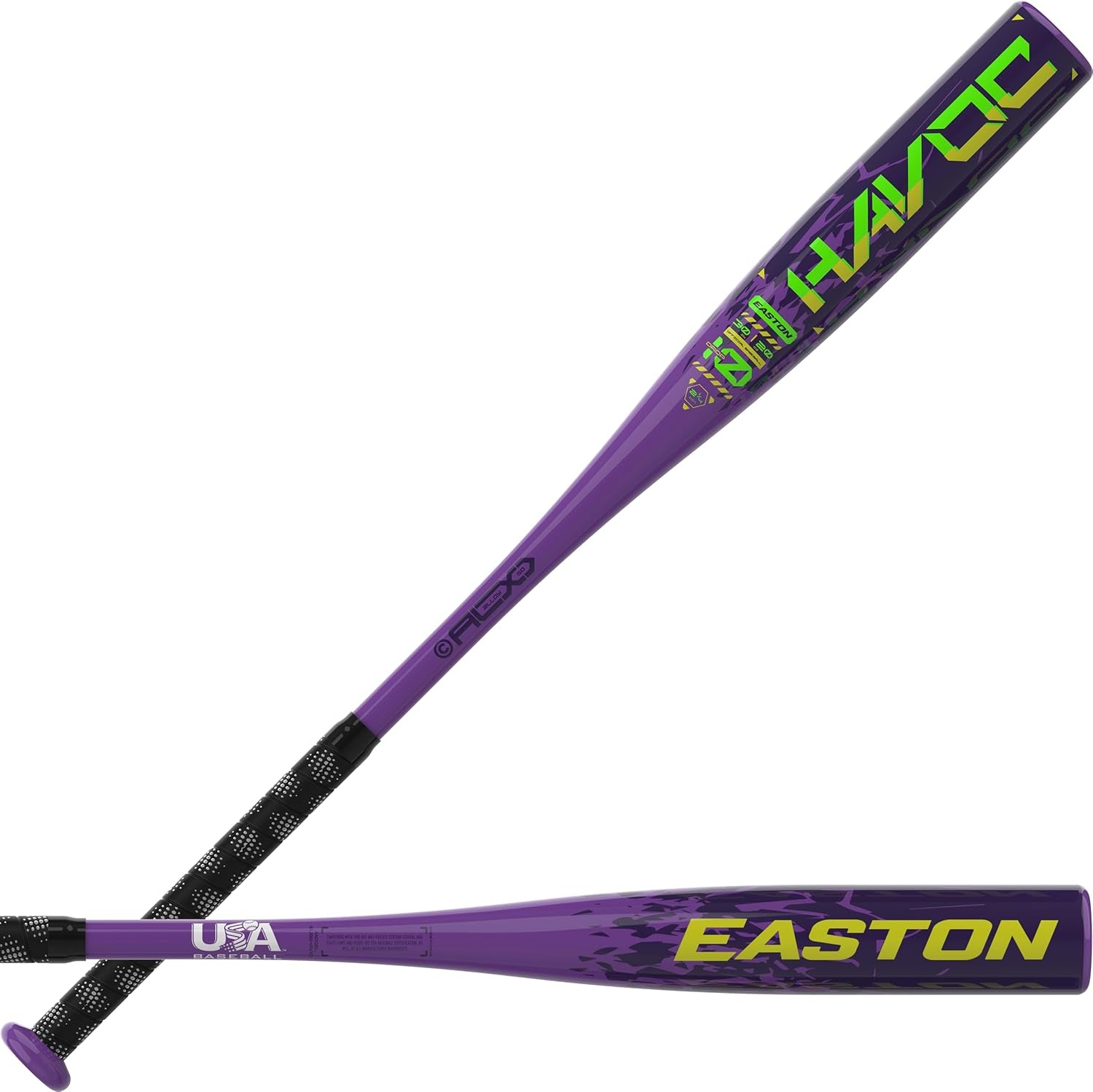 | Havoc Baseball Bat | USA | -10 Drop | 2 1/4" Barrel | 1 Pc. Aluminum