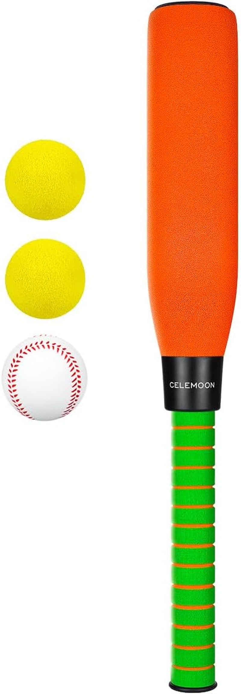 22 Inch Soft Foam Kids Baseball Bat Set with Balls | Gift Toys for Children Toddlers Boys Girls Age 3-5-8 Outdoor Indoor Sport T Ball Game Playing