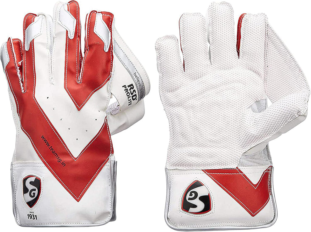 RSD Prolite Premium Cricket Wicket Keeping Gloves - Full Size, Adult
