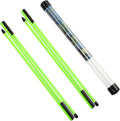 Golf Alignment Sticks - 48" Collapsible Golf Practice Rods for Aiming, Putting, Full Swing Trainer, Posture Corrector with Clear Tube Case, Golf Training Equipment