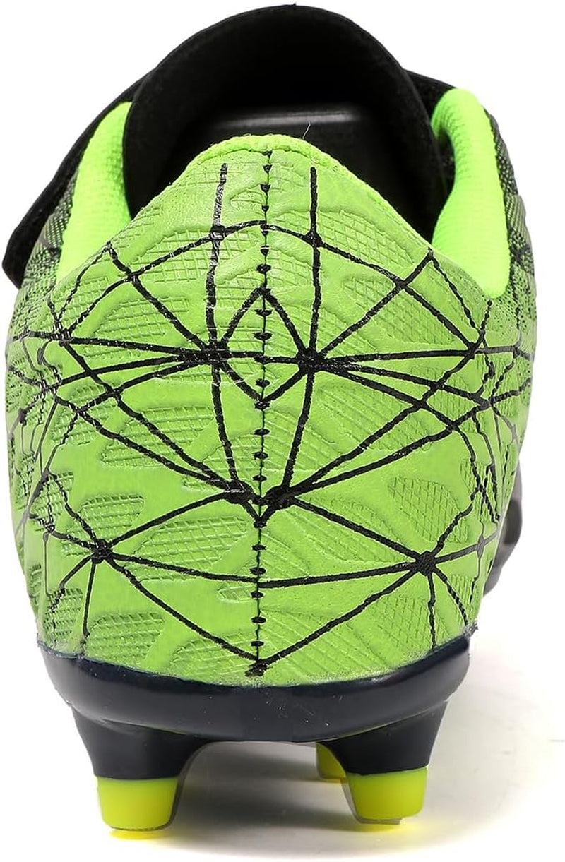 Soccer Cleats, Kids Firm Ground Football Shoes, Boys Girls Athletic Outdoor