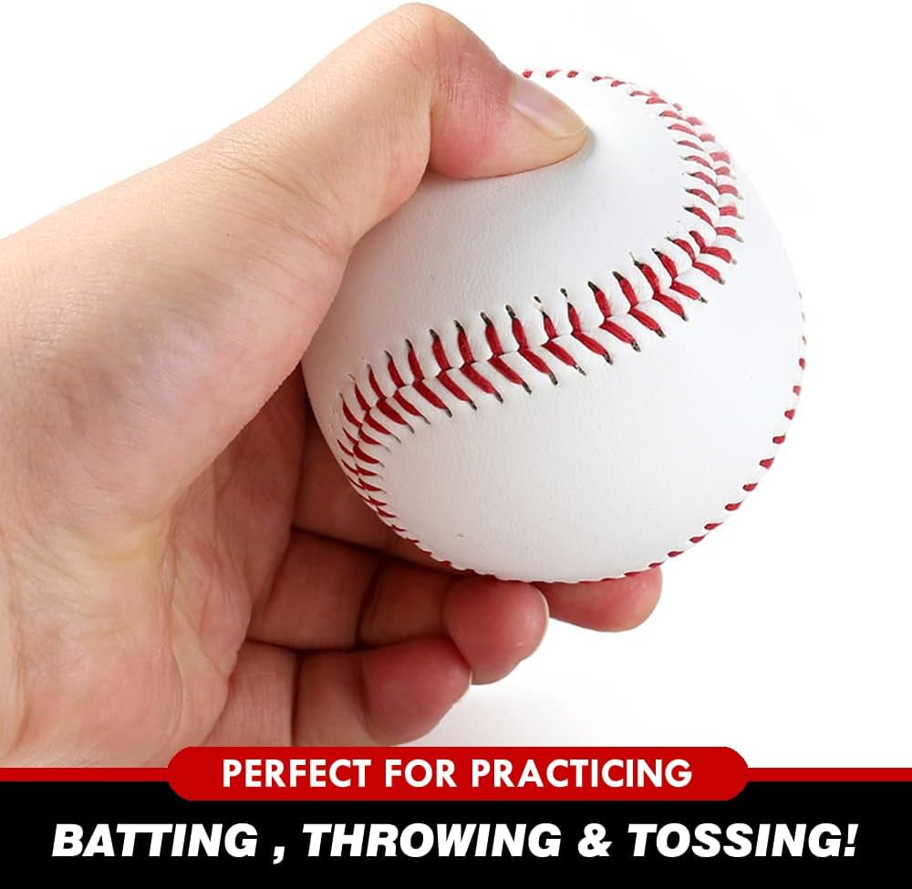 Softball Baseball Bat Set with Glove and Balls - 25 Inch/63Cm Aluminum Bat for Pickup Games and Batting Practice