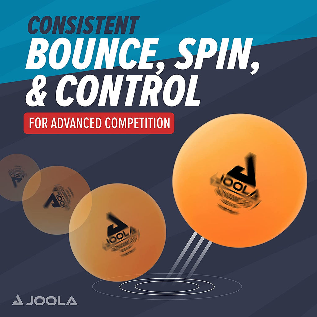 Training 3 Star Table Tennis Balls - 40+Mm Regulation Bulk Ping Pong Balls for Competition and Recreational Play - Fun as a Cat Toy - Indoor and Outdoor Compatible